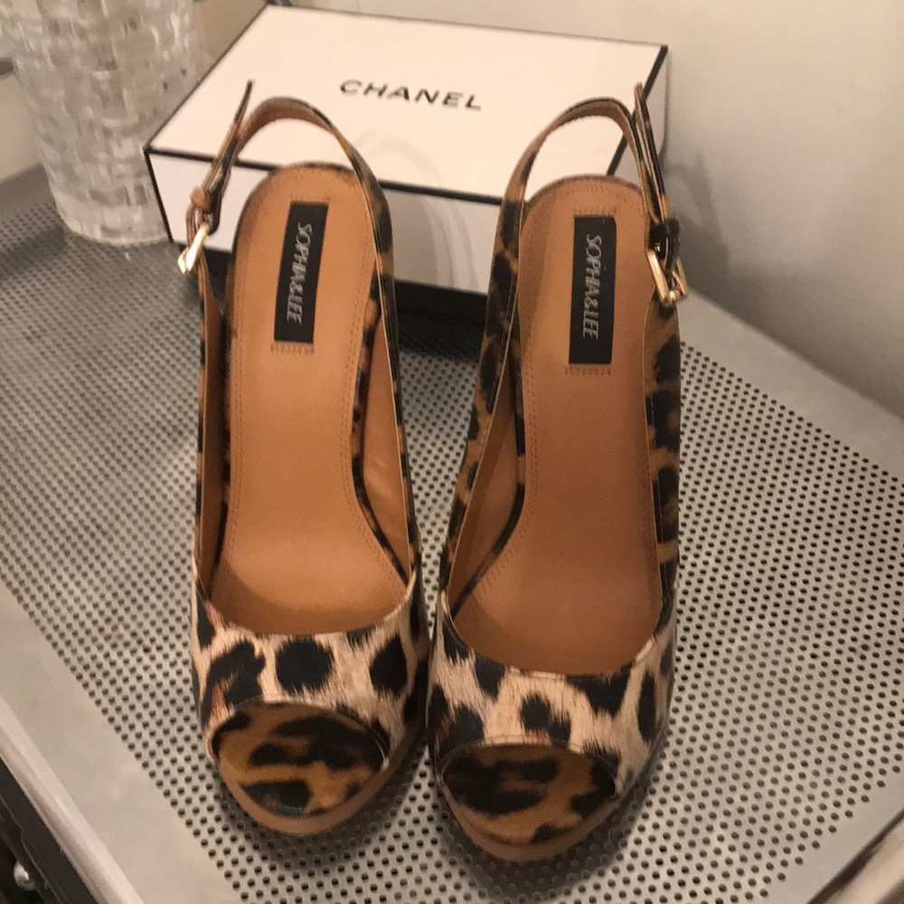 Gorgeous Leopard Heels by Sophia & Lee